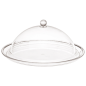 COUPOLE RONDE  Ø 34x16 CM TRANSPARENT POLYCARBONATE (1 UNITÉ)