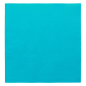 SERVIETTES ECOLABEL 2 PLIS  18 G/M2 39x39 CM BLEU TURQUOISE OUATE (1600 UNITÉ)