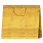 10 U. SACS SOS HORIZONTALE 'EL DORADO' 150 G/M2 38+10x29.2 CM DORE CELLULOSE (1 UNITÉ)