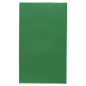 SERVIETTES ECOLABEL P. 1/6 'DOUBLE POINT' 18 G/M2 33x40 CM VERDE NOËL OUATE (2000 UNITÉ)
