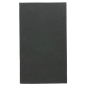 SERVIETTES ECOLABEL P. 1/6 'DOUBLE POINT' 18 G/M2 33x40 CM NOIR OUATE (2000 UNITÉ)