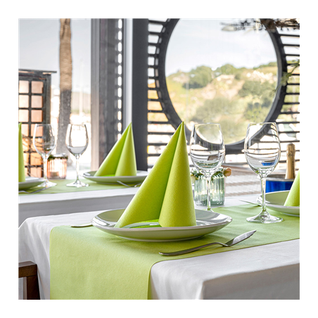 SERVIETTES  55 G/M2 40x40 CM KIWI AIRLAID (700 UNITÉ)