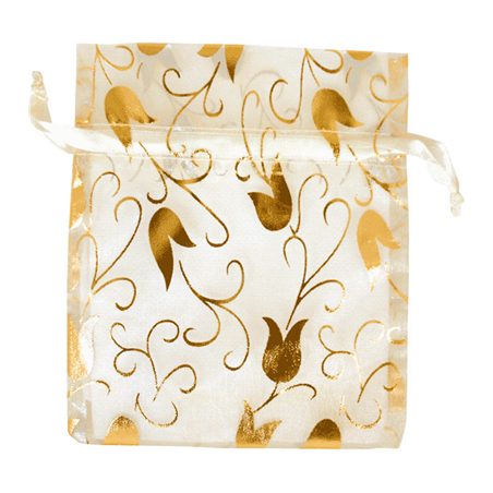 48 U. SACHETS ORGANDY AVEC FERMETURE