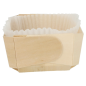 300 U. BARQUETTES BOIS + MOULES SILICONÉS 800 ML 18,5x11,5x5,5 CM NATUREL BOIS (300 UNITÉ)