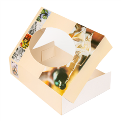 50 U. CARTONS AUTOMONTABLES TRAITEUR AVEC FENÊTRE