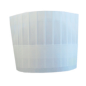 TOQUES AJUSTABLES CLASSIQUES  18 CM BLANC AIRLAID (10 UNITÉ)
