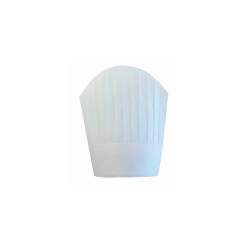 TOQUES CONTINENTAL CHEF'S "ROUND TOP"  26 CM BLANC AIRLAID (10 UNITÉ)