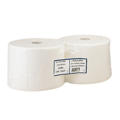BOBINES ECOLABEL 2 PLIS - 1350 FEUILLES  19 G/M2 Ø34x24 CM BLANC OUATE (2 UNITÉ)