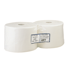 BOBINES ECOLABEL 2 PLIS - 3,5 KG  19 G/M2 Ø32x24 CM BLANC OUATE (2 UNITÉ)