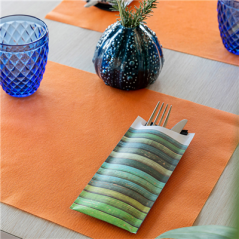 SACS COUVERTS + SERVIETTE