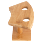DISPLAY 2 CONES  13x7,5x9 CM NATUREL BAMBOU (1 UNITÉ)