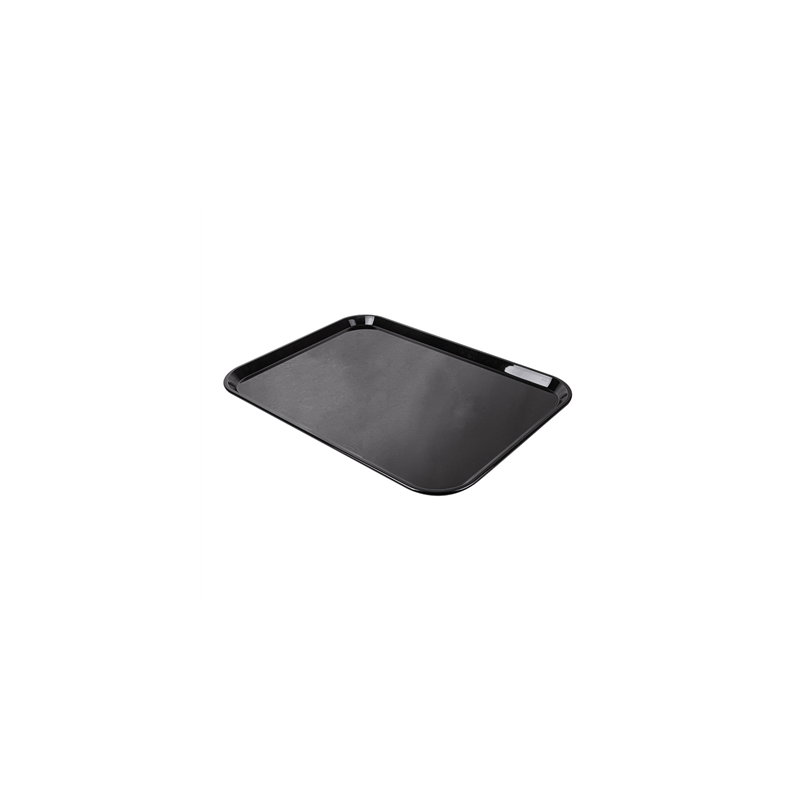 PLATEAU POUR COUPOLE  40,5x56 CM NOIR POLYCARBONATE (1 UNITÉ)