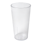 GOBELETS EMPILABLES 460 ML Ø 7,9/6x14,7 CM TRANSPARENT POLYCARBONATE (36 UNITÉ)