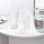 GOBELETS EMPILABLES 460 ML Ø 7,9/6x14,7 CM TRANSPARENT POLYCARBONATE (36 UNITÉ)