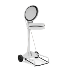 CHARIOT PORTE SAC AVEC COUVERCLE