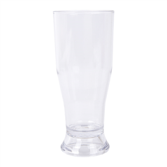 GOBELETS À BIÈRE BASE ÉPAISSE 340 ML Ø 7/5,9x16,5 CM TRANSPARENT POLYCARBONATE (36 UNITÉ)