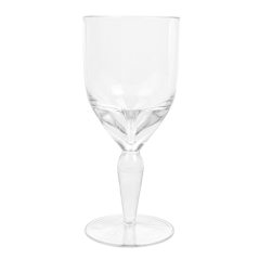 VERRES À PIED À EAU 340 ML Ø 7,9/7,7x18,3 CM TRANSPARENT POLYCARBONATE (12 UNITÉ)