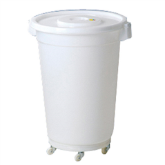 CONTENEUR BLANC AVEC COUVERCLE