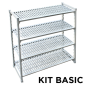 ÉTAGÈRE VENTILÉE WINDSHELVING 'ARROW'  61x91x180 CM GRIS ACIER (1 UNITÉ)