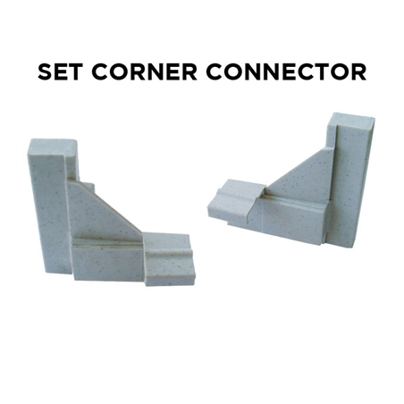 SET 2 CONNECTEURS D'ANGLE