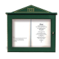 PORTE MENUS LUMINEUX  60x65x8 CM VERT BOIS (1 UNITÉ)