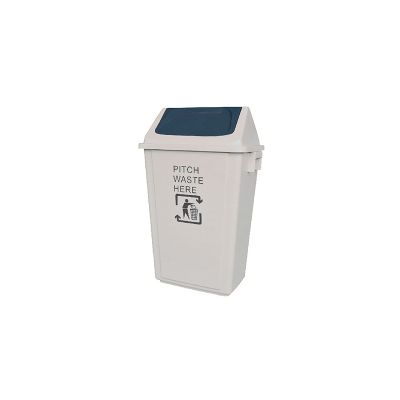 POUBELLE BASCULANTE  46,5x33x74CM GRIS HDPE (1 UNITÉ)