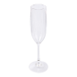 FLÛTES CHAMPAGNE 150 ML Ø 4,5/6,8x22,5 CM TRANSPARENT POLYCARBONATE (24 UNITÉ)