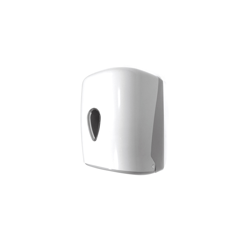 DISTRIBUTEUR POUR ESSUIE-MAINS 'MAXI BARRIL'  24x24x32,5 CM BLANC ABS (1 UNITÉ)