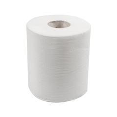 ESSUIE-MAINS "MAXI-BARRIL" ECOLABEL 1 PLI - 735 FEUILLES  22 G/M2 Ø 20x21,6 CM BLANC OUATE (6 UNITÉ)