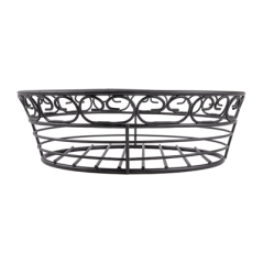 BASKET  Ø 20,3x6,3 CM NOIR ACIER (1 UNITÉ)