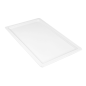 BACS GN 1/1  53 x 32 x 2 (h) CM BLANC MÉLAMINE (6 UNITÉ)