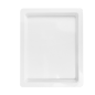 BACS GN 1/2  32,5 x 26,5 x 2 (h) CM BLANC MÉLAMINE (6 UNITÉ)
