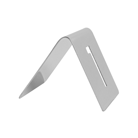 NUMÉROS DE TABLE DU 1 AU 25  7,5x5,5 CM ARGENTE INOX (1 UNITÉ)