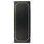 PORTE MENU 6 POCHETTES  10,5x29,7 CM NOIR PVC (1 UNITÉ)