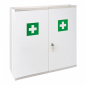 ARMOIRE PHARMACIE  52,5x19,5x53 CM BLANC ACIER (1 UNITÉ)
