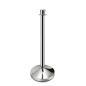 COLONNES MOBILES  Ø 32x93,5 CM ARGENTE INOX (2 UNITÉ)