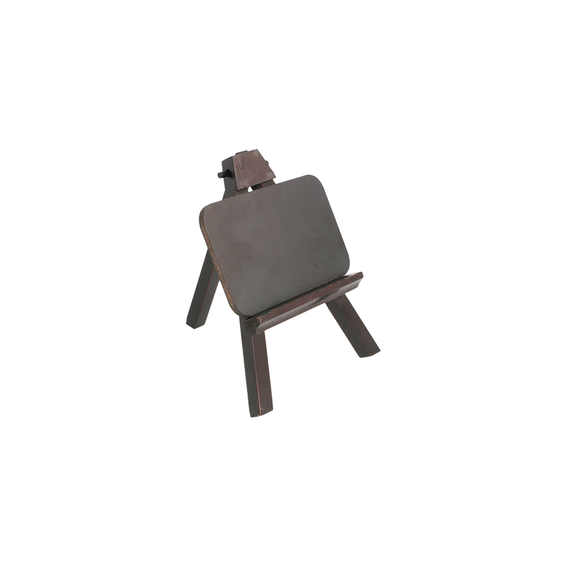 PETIT CHEVALET + ARDOISE  11x15,5 CM BOIS (1 UNITÉ)