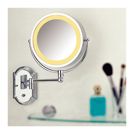 MIROIR BAINS MURAL, 2 FACES 230 V. GROSSISSANTx3