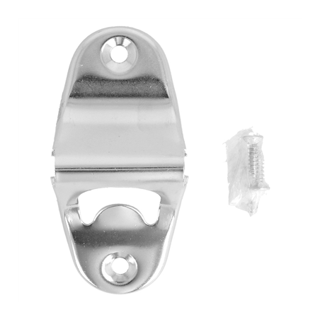 DÉCAPSULEUR BOUTEILLES  10 CM ARGENTE ACIER (1 UNITÉ)