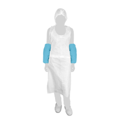 MANCHONS ÉLASTIQUES  40µ 36 CM BLEU LDPE (100 UNITÉ)