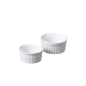 RAMEQUINS 90 ML Ø 6,6x3,4 CM BLANC PORCELAINE (12 UNITÉ)