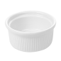 RAMEQUINS 120 ML Ø 7,8x3,7 CM BLANC PORCELAINE (12 UNITÉ)