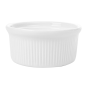 RAMEQUINS 120 ML Ø 7,8x3,7 CM BLANC PORCELAINE (12 UNITÉ)