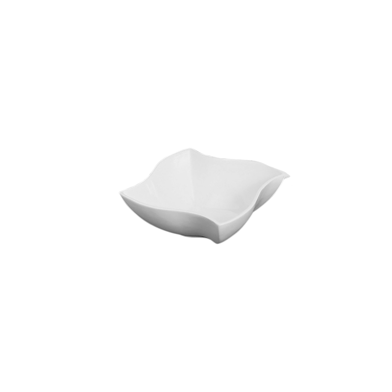BOLS ONDULÉS 700 ML 17,7x6,7 CM BLANC PORCELAINE (6 UNITÉ)