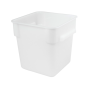 BAC ALIMENTAIRE 4 L 18x18x19 CM BLANC PP (1 UNITÉ)