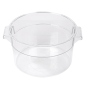 BAC ALIMENTAIRE 2 L Ø 18,4x10,9 CM TRANSPARENT POLYCARBONATE (1 UNITÉ)