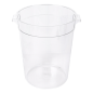 RÉCIPIENT ALIMENTAIRE 7,5 L Ø 22,4x27,9 CM TRANSPARENT POLYCARBONATE (1 UNITÉ)