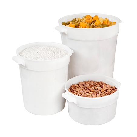 BAC 10 L Ø 31,2x20,8 CM BLANC PEHD (1 UNITÉ)