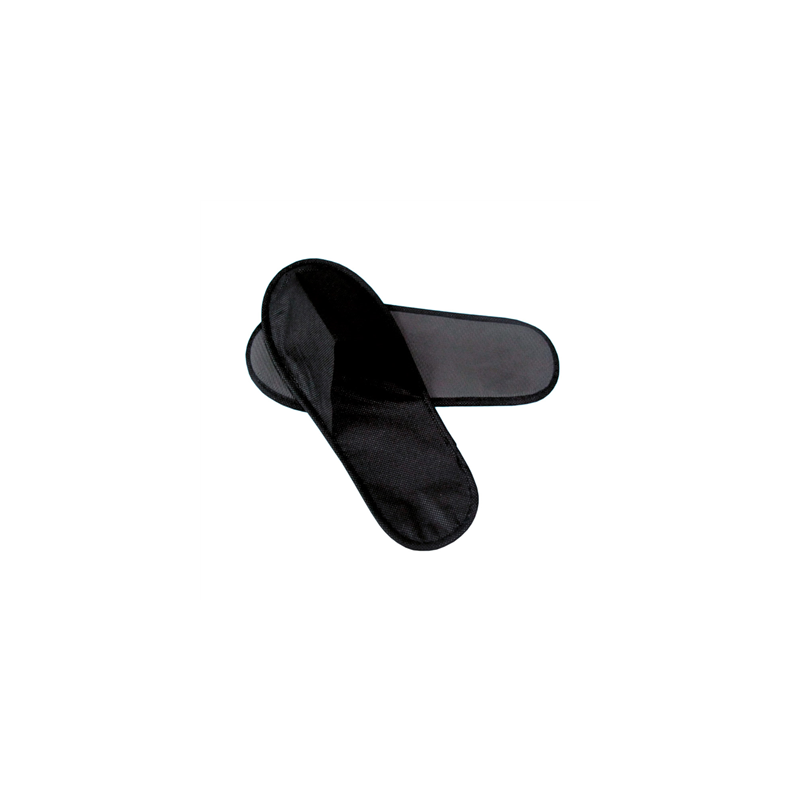 CHAUSSONS  28x11 CM NOIR SPUNBOND (500 UNITÉ)