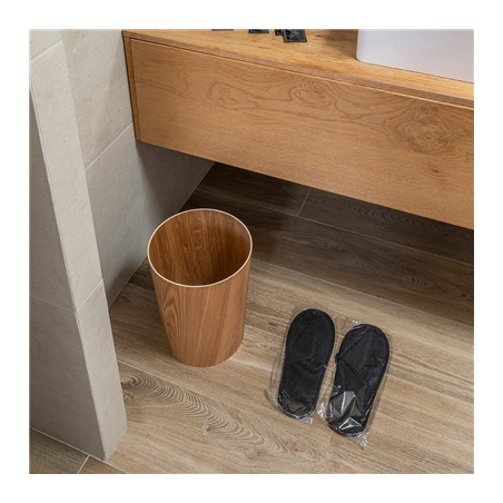 CHAUSSONS 28x11 CM NOIR SPUNBOND (500 UNITÉ)